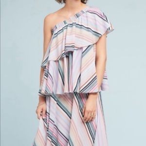 Anthropologie Tiered Maxi Dress